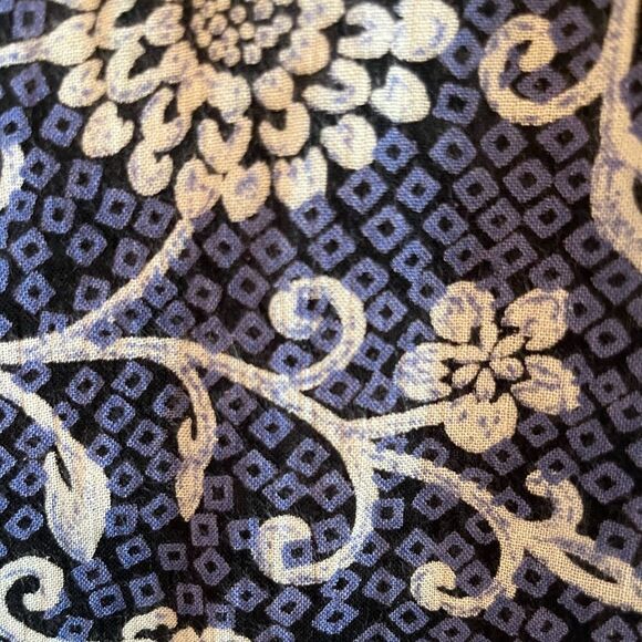 90s vintage maxi crepe button down sleeveless dress - Picture 6 of 9